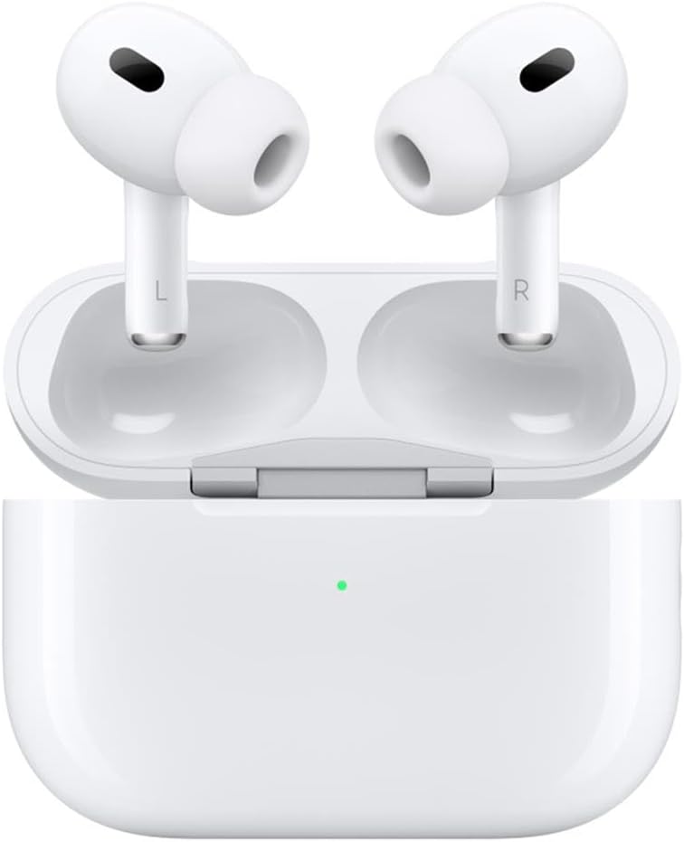 Apple MTJV3LL/A AirPods Pro 2 Waterproof Wireless Earbuds w/ ANC, 24 ohm - White (New)