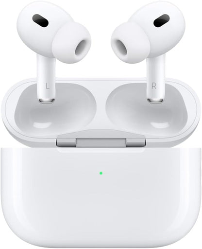 Apple MTJV3LL/A AirPods Pro 2 Waterproof Wireless Earbuds w/ ANC, 24 ohm - White (Like New)