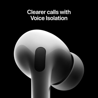 Apple MTJV3LL/A AirPods Pro 2 Waterproof Wireless Earbuds w/ ANC, 24 ohm - White (Like New)