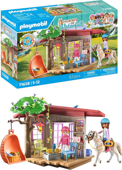 Playmobil 71638 Relaxation Area Toy Set with Riders for Ages 5+ Years, 63 Pieces (Like New)