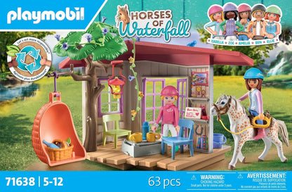 Playmobil 71638 Relaxation Area Toy Set with Riders for Ages 5+ Years, 63 Pieces (Like New)