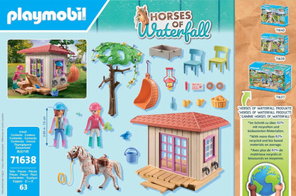 Playmobil 71638 Relaxation Area Toy Set with Riders for Ages 5+ Years, 63 Pieces (Like New)