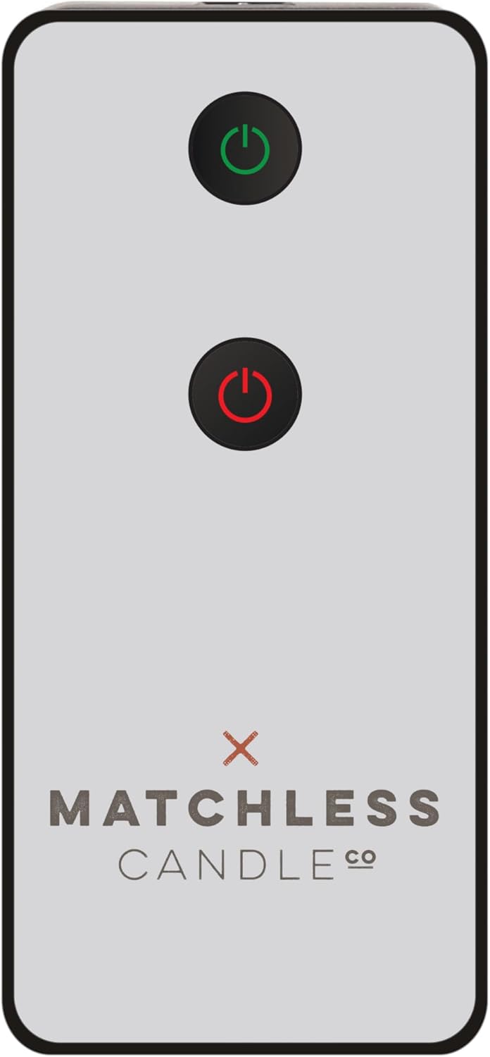 Matchless Candle Co. 2-Button Remote Control for All Candls Ready Product, Black (Used)