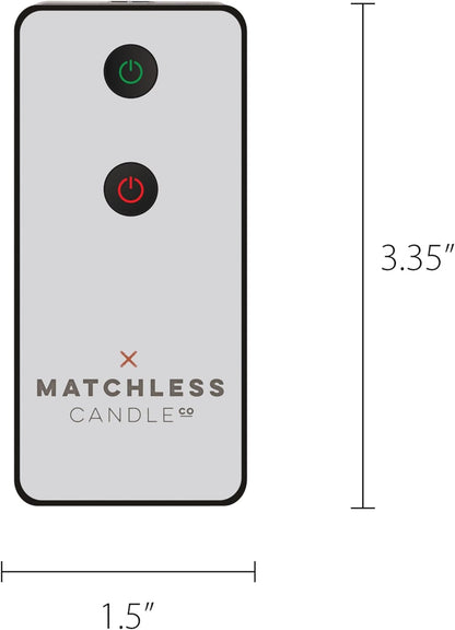 Matchless Candle Co. 2-Button Remote Control for All Candls Ready Product, Black (Used)