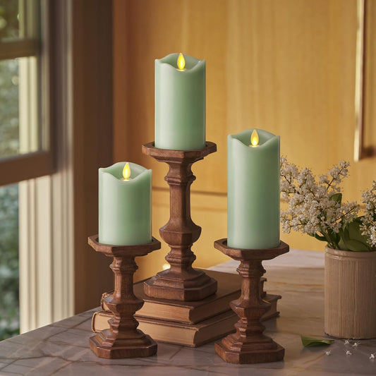 Matchless Energy Efficient Indoor Flameless LED Candle, Moving Flame - Set of 3 (Used)