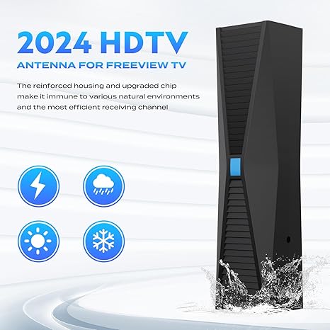 URIIU 2025 TV Antenna Indoor,1000+ Miles Long Range Antenna for 4K Smart TV (Used)