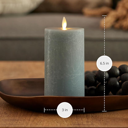 Luminara Flameless Rechargeable Pillar Parent Battery Powered Indoor LED Candle (Used)