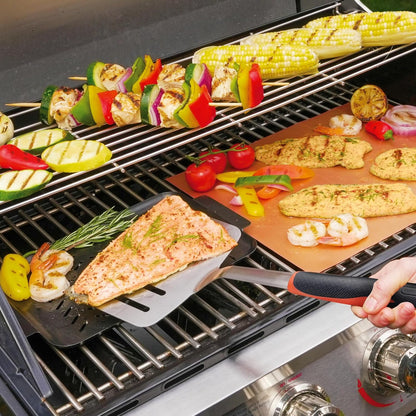 Ac Bbq, Llc Plastic Barbeque Oversized Spatula w/ Bottle Opener - Black & Orange (Like New)