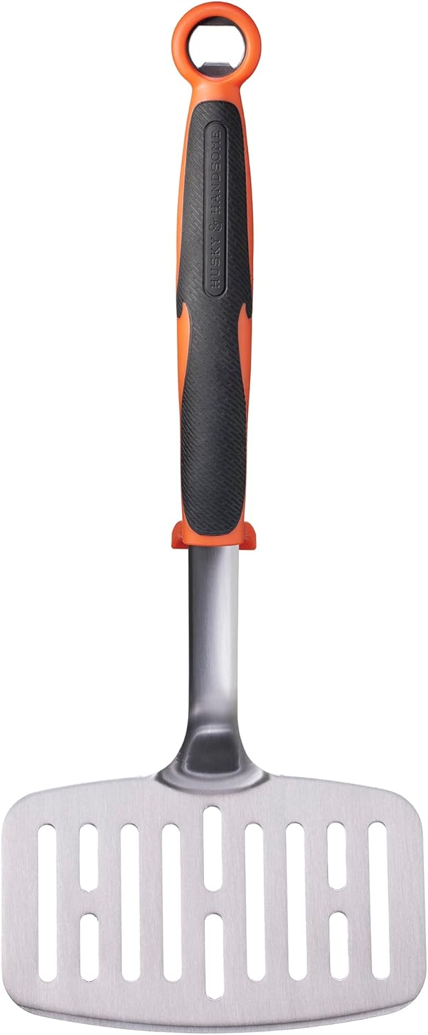 Ac Bbq, Llc Plastic Barbeque Oversized Spatula w/ Bottle Opener - Black & Orange (Like New)