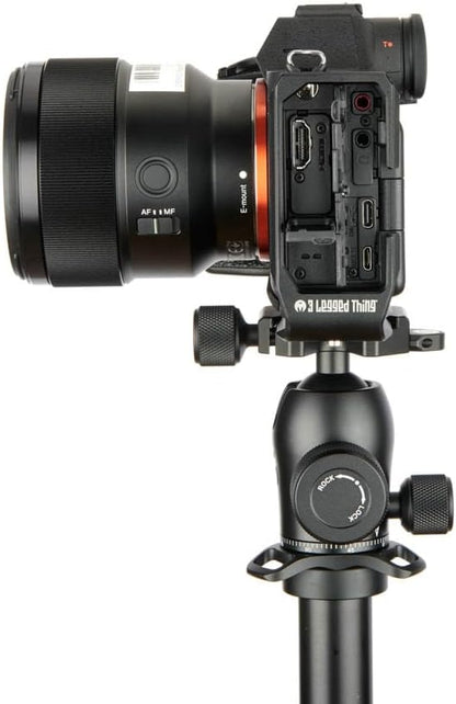 3 Legged Thing Arnie QD L-Bracket for Sony Cameras – Darkness Matte Black Mount (Like New)