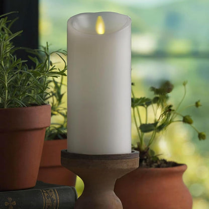 Luminara Flameless LED Battery Operated Pillar Candle for Indoor & Outdoor (Like New)