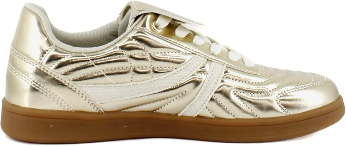 Steve Madden MADR06S1 Madrid Comfortable Sneaker For Women, Synthetic Rubber (Like New, No Retail Box)