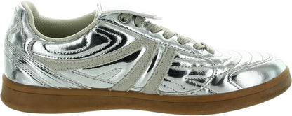 Steve Madden MADR06S1 Women's Lace-Up Madrid Sneaker, Synthetic Rubber Sole (Like New)