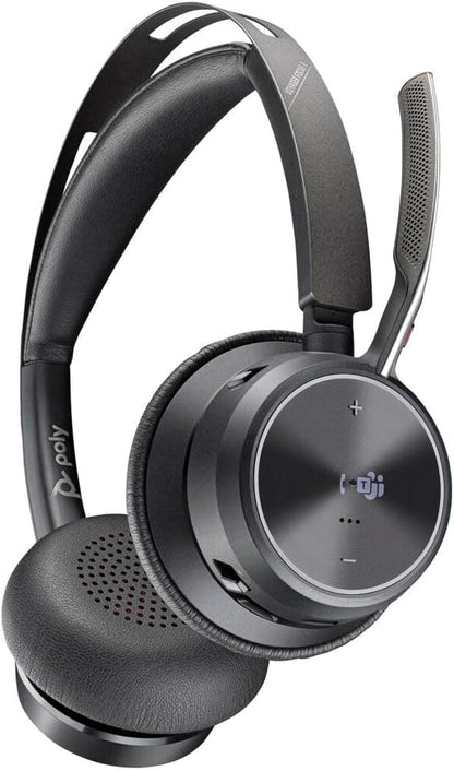 Poly Voyager Focus 2 Over-Ear Headset w/ ANC System for PC, Mobile Phone - Black (New)