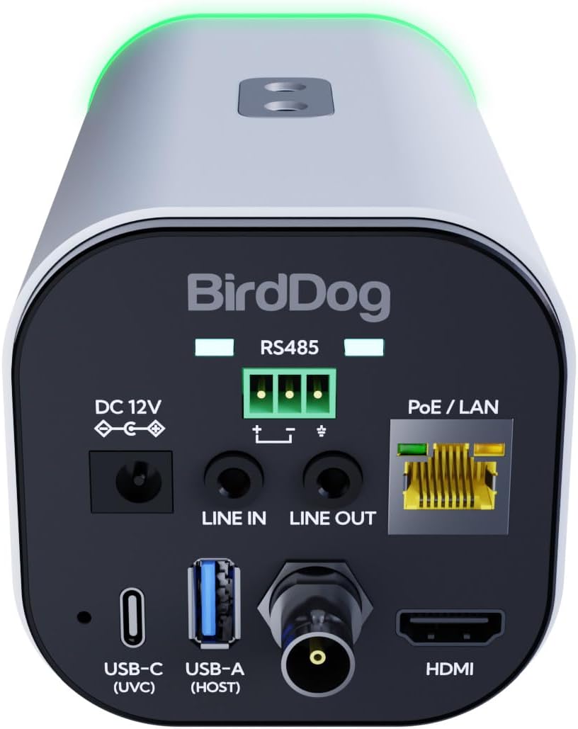 BirdDog Maki Ultra 8.4MP 4K UltraHD Video Camera Compatible with TV/PC - White (Like New)