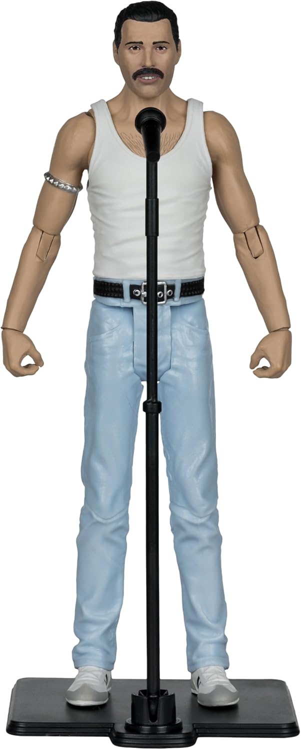 McFarlane Toys Music Maniacs Rock Freddie Mercury 6in Action Figure - 14+ Years (New, Damaged Retail Box)