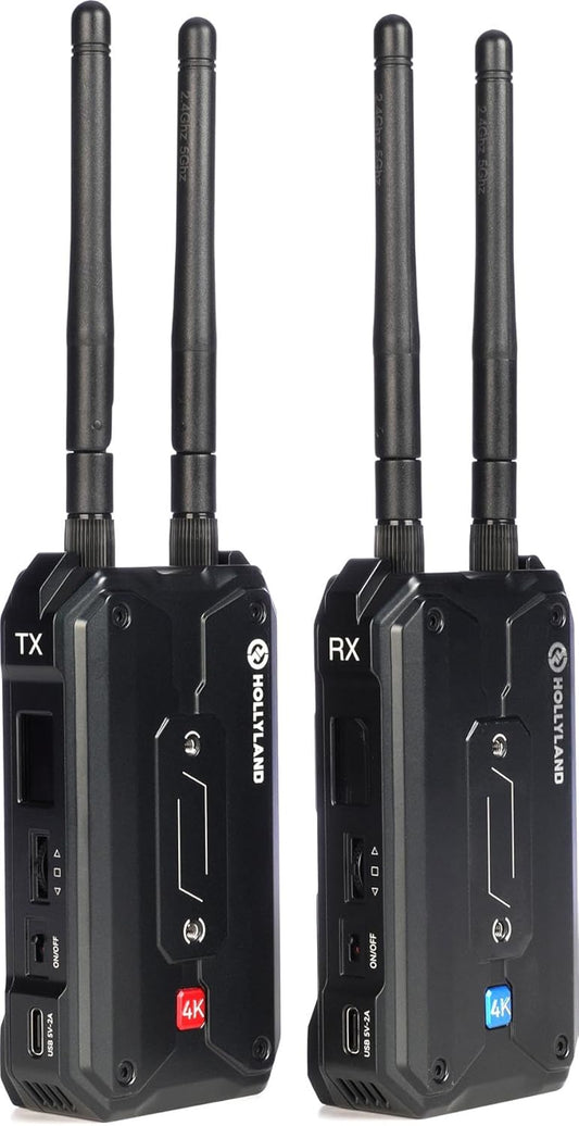 Hollyland Pyro H 4K Wireless 4K 30fps Video Transmission System,4 Channel, Black (Like New)