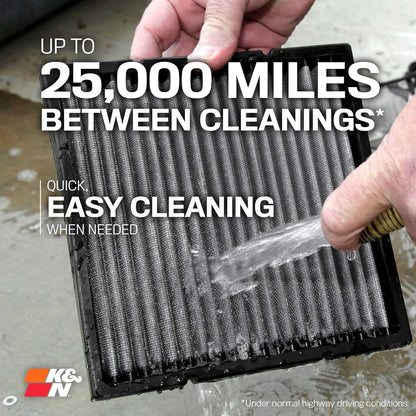 K&N VF2084 Washable Cabin Air Filter for Subaru Crosstrek Forester WRX Premium (Like New)