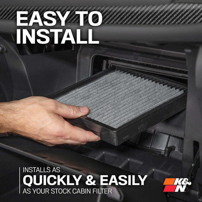 K&N VF2084 Washable Cabin Air Filter for Subaru Crosstrek Forester WRX Premium (Like New)