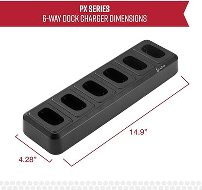 Cobra PX 6-Way Walkie Talkie Charger Dock Station USB Powered for PX650 Series (Like New)