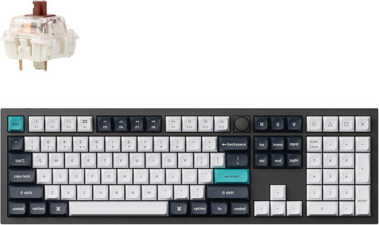 Keychron Q6M-M3 Max Wireless RGB Mechanical Keyboard, Hot-Swap, Aluminum Frame (Used)