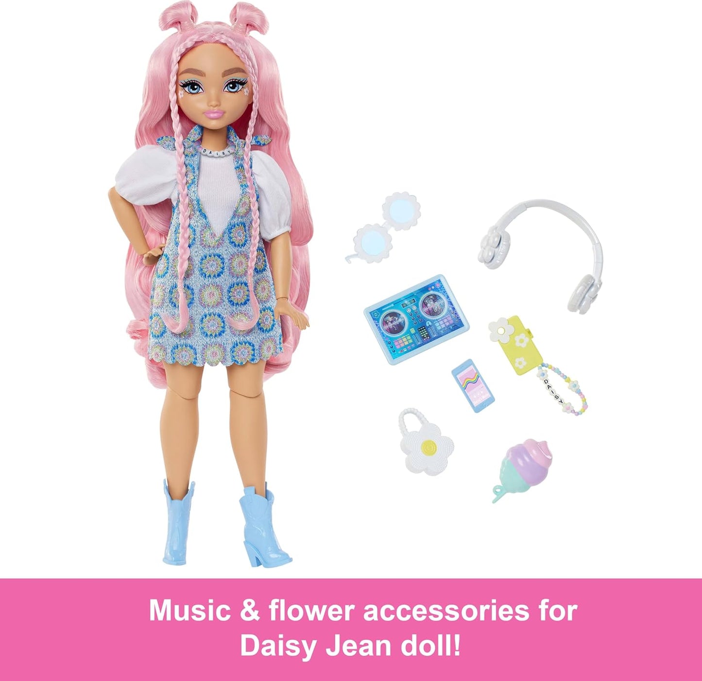 Barbie Jdd74 Fantasy Daisy Jean Posable Fashion Doll for Kid, 4 Years Old & Up (Like New)