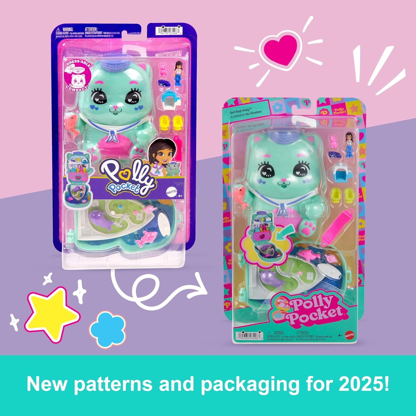 Polly Pocket Jcr37 Dolls and Playset Travel Toy w/ 1 Micro Doll for Kid - 16 pcs (Like New)
