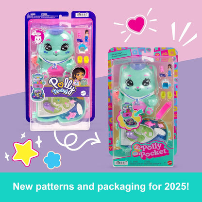 Polly Pocket Jcr37 Dolls and Playset Travel Toy w/ 1 Micro Doll for Kid - 16 pcs (Like New)
