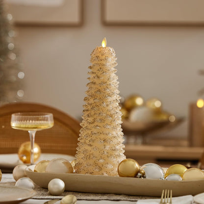 Luminara Flameless Portable Christmas North Tree Indoor LED Candle for Decor (Used)