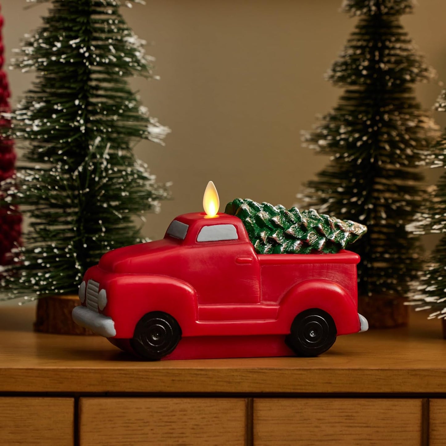 Luminara Flameless Holiday Battery Operated Moving Flame Indoor LED Candle (Like New)