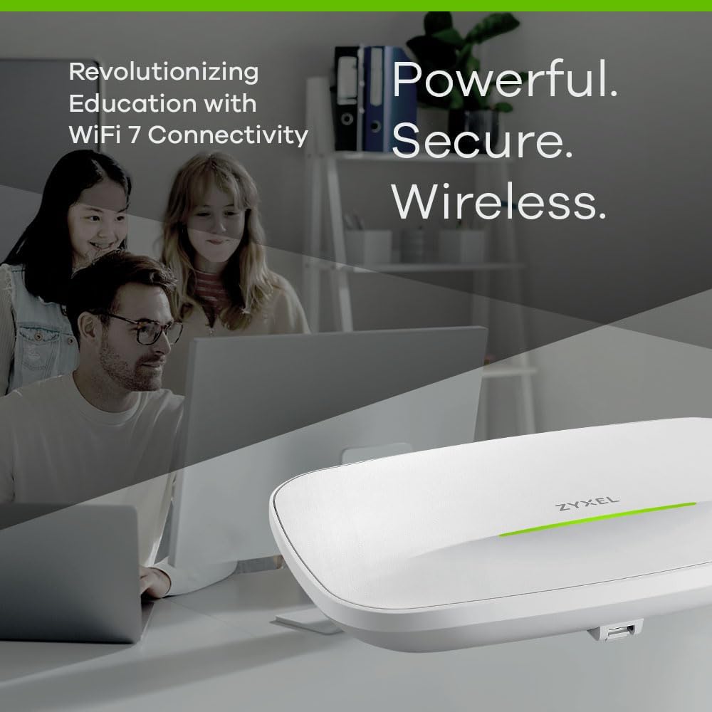 ZYXEL NebulaFlex Pro Tri-Band POE+ Wireless Access Point, 24-Port, 5 Gbps (Used)