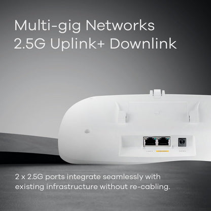 ZYXEL NebulaFlex Pro Tri-Band POE+ Wireless Access Point, 24-Port, 5 Gbps (Used)