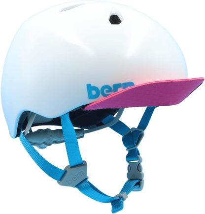 BERN Nina Lightweight & Adjustable Bike Helmet for 3-12 Ages Kids, Polyester (Used)