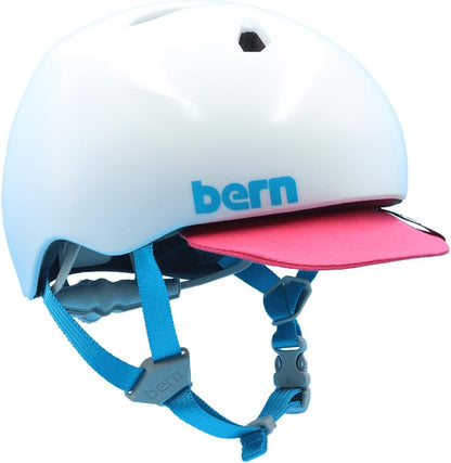 BERN Nina Lightweight & Adjustable Bike Helmet for 3-12 Ages Kids, Polyester (Used)