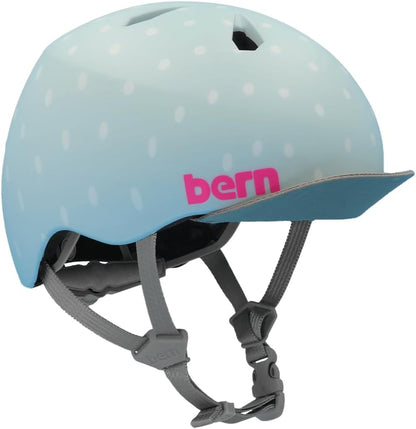 BERN Nina Lightweight Bike Helmet for 3-12 Age Kids, CPSC Safety Certified (New)