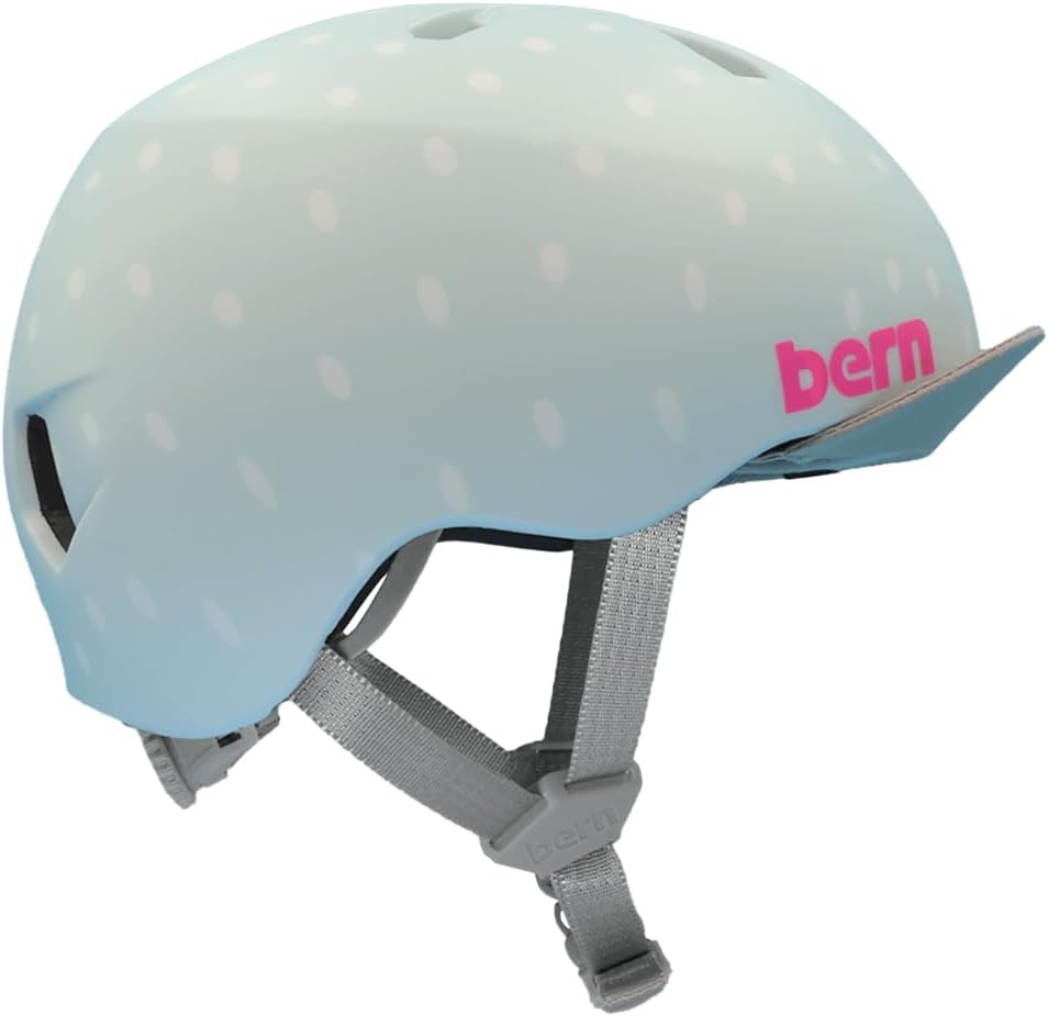 BERN Nina Lightweight Bike Helmet for 3-12 Age Kids, CPSC Safety Certified (New)
