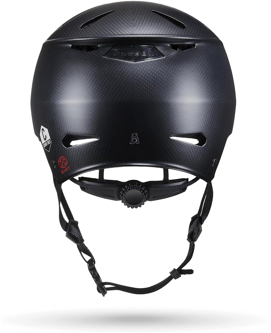 Bern Hendrix Adult Bicycle Helmet for Men/Women, Carbon Semi-Gloss Black - Large (Like New)