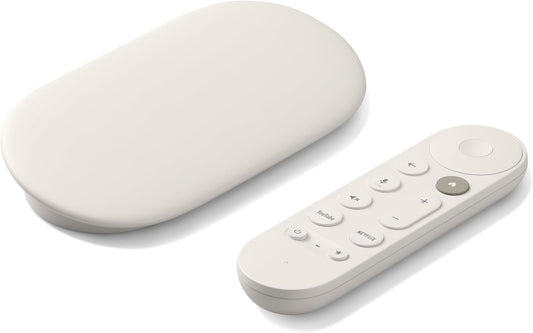Google TV Streamer 4K Smart Home Control Voice Search Remote, 32 GB - Porcelain (Like New)