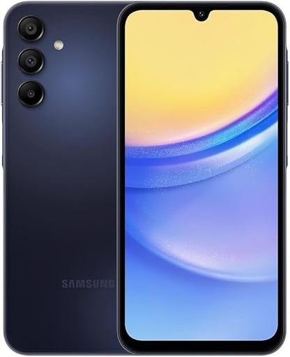 SAMSUNG Galaxy A15 5G AT&T -128GB - 6.5" Cell Phones, 50MP Camera - Blue Black (Like New)