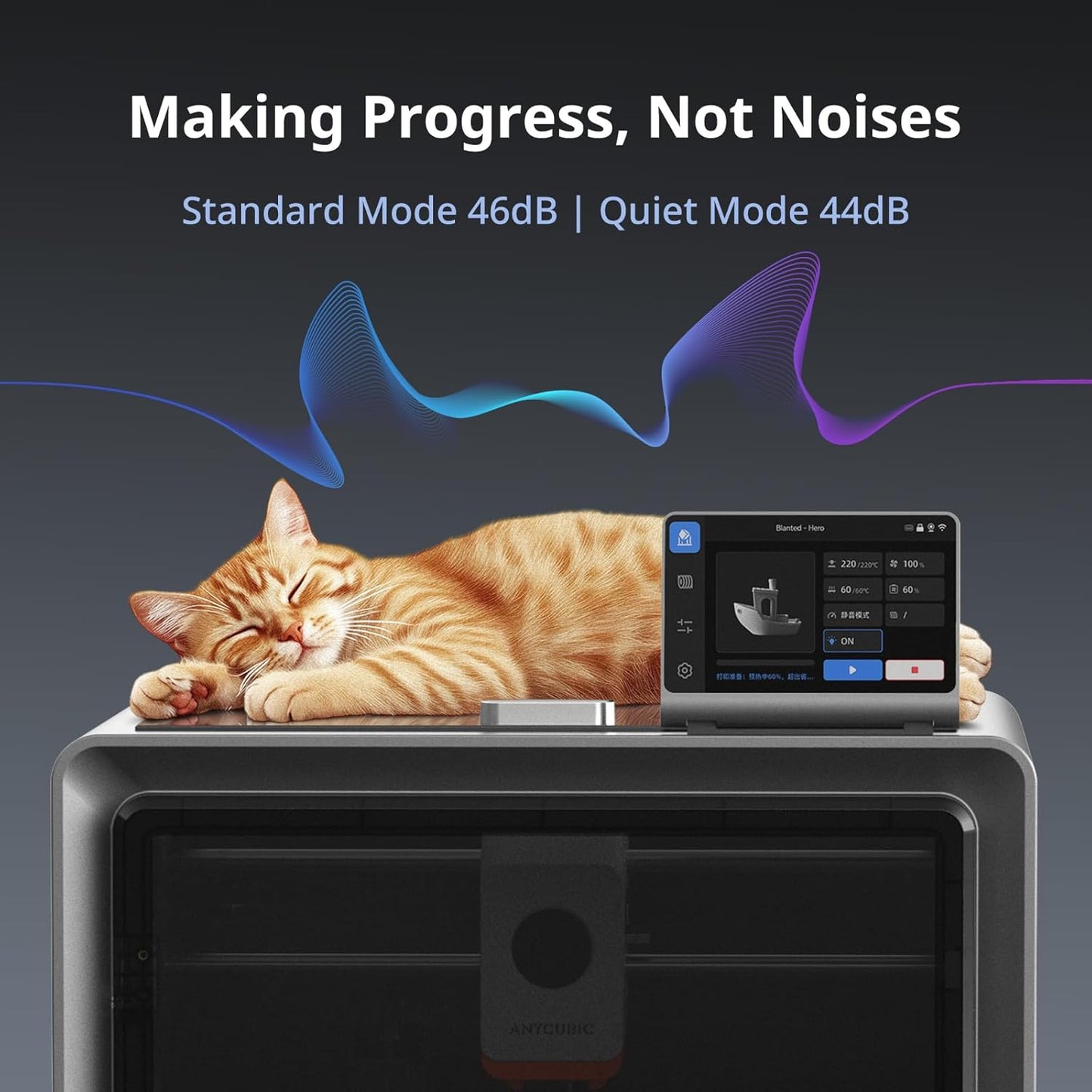 ANYCUBIC Kobra S1 FDM Combo 3D Printer with Auto Calibration fits Computer (Used)