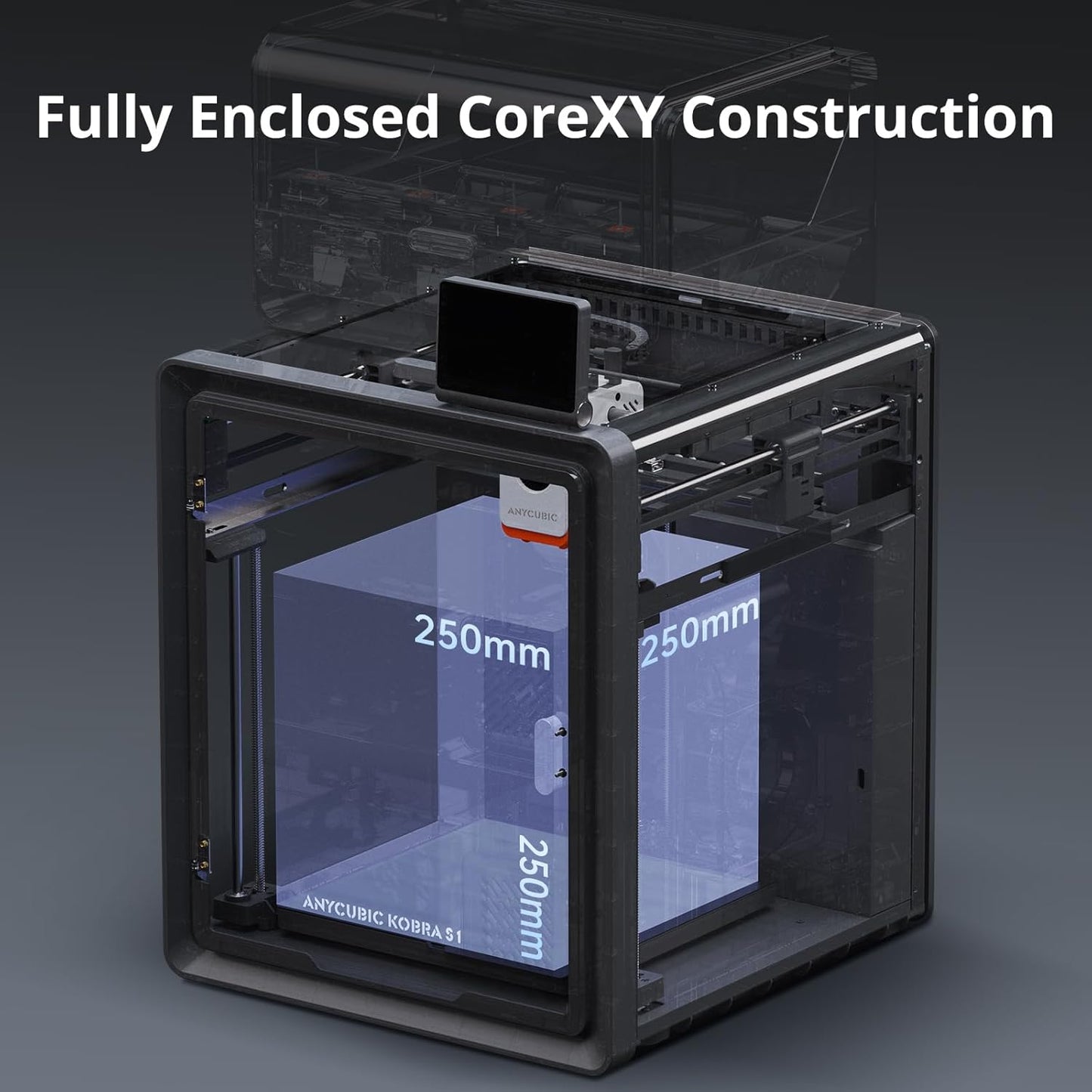 ANYCUBIC Kobra S1 FDM Combo 3D Printer with Auto Calibration fits Computer (Used)