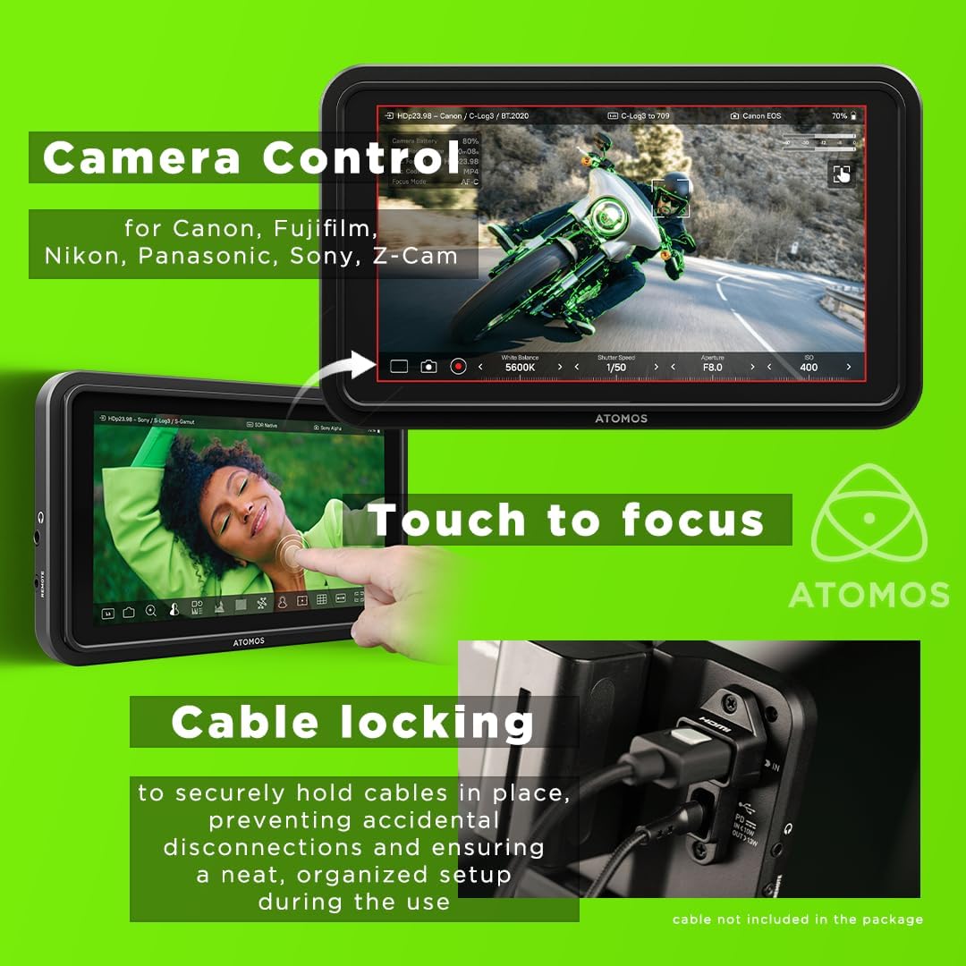 Atomos Shinobi II Lightweight HDMI 4K Camera Monitor w/ HDR Touchscreen - Black (Like New)