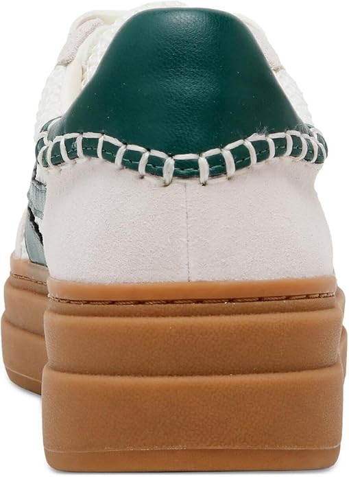 Steve Madden DODG02S1 Lace-Up Dodge Sneaker For Women, Synthetic Rubber Sole (Like New, No Retail Box)