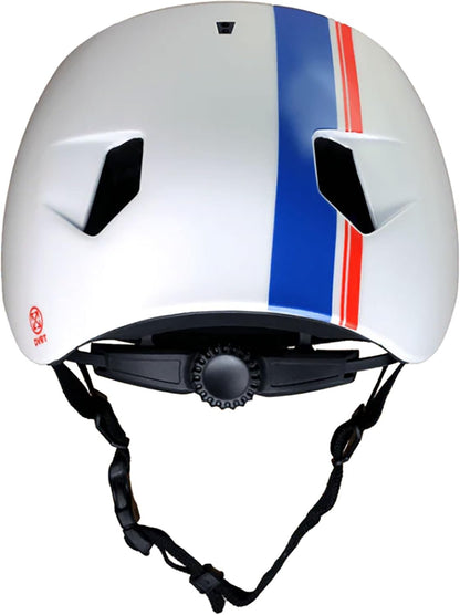 Bern Nino Bike/Cycling Helmet for Kid - Satin White Racing Stripe, X-Small-Small (Used)
