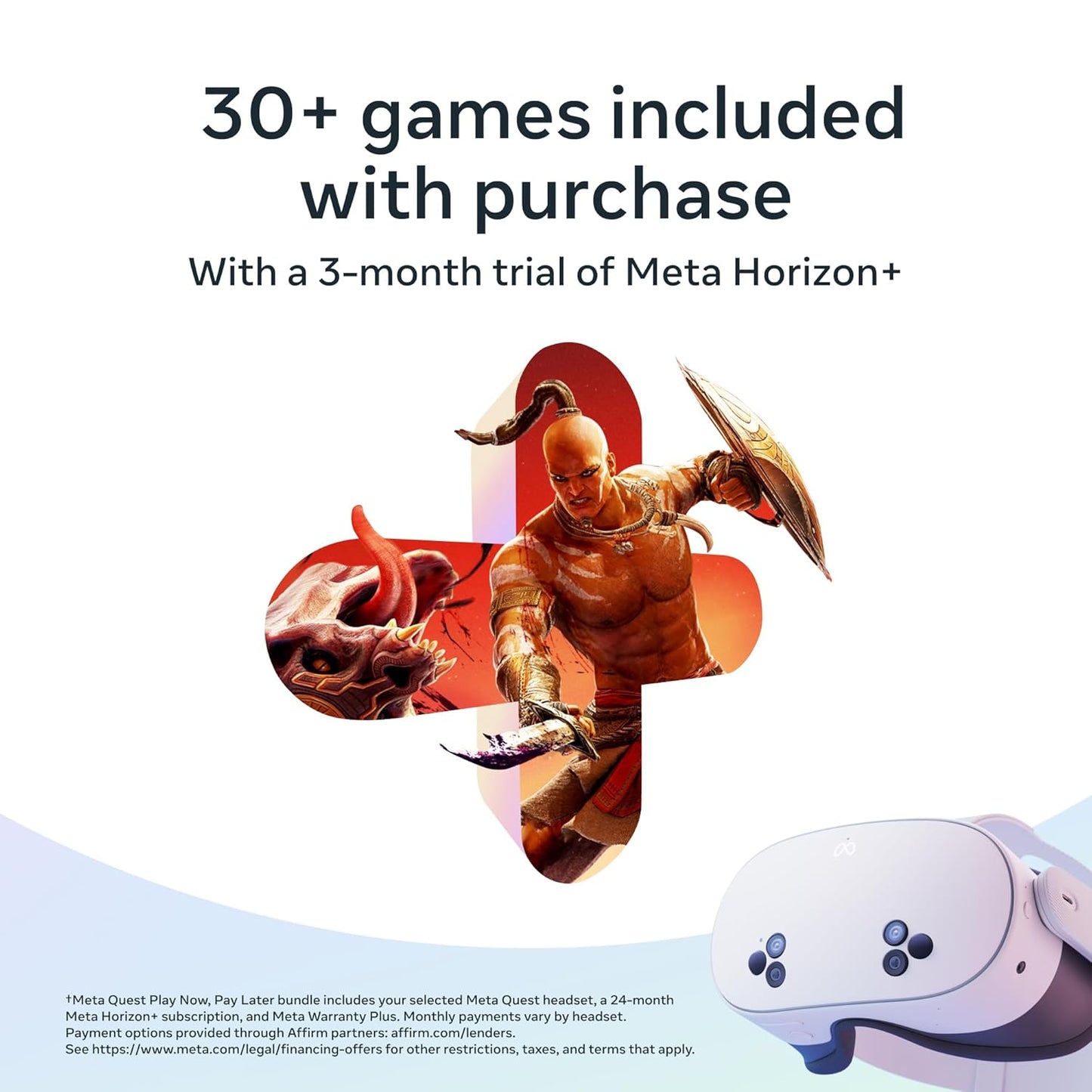 Meta Quest 3S 256GB Standalone Virtual Reality Headsets with 30+ Game for Adult (Like New)