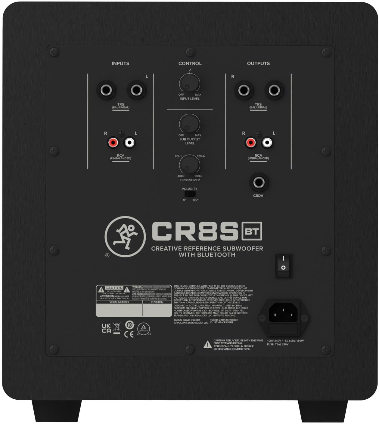 Mackie CR8SBT 8” Bluetooth Monitors Speaker for Smartphone/Desktop - 200 Watts (Like New)