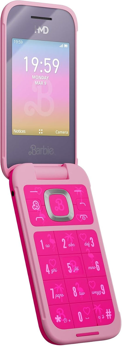 Barbie TA-1420 HMD Global Oy 2.8" Unlocked T-Mobile for Adult - Power Pink (Like New)
