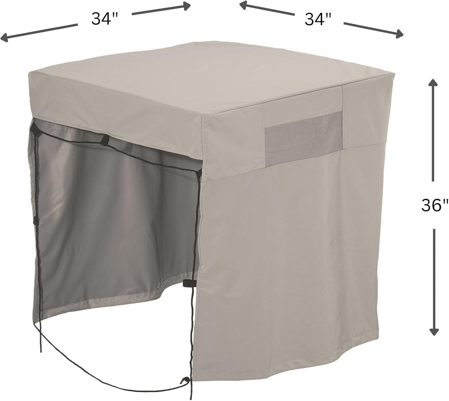 Mr. Bar-B-Q Heavy-Duty Side Draft Evaporative Cooler Cover, 34x34x36" - Beige (Like New)