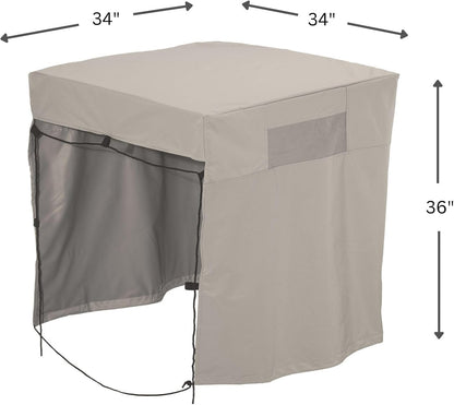 Mr. Bar-B-Q Heavy-Duty Side Draft Evaporative Cooler Cover, 34x34x36" - Beige (Like New)