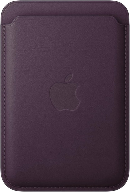 Apple iPhone FineWoven Magnetic Wallet with MagSafe for Vaccine Card, Blackberry (Like New)